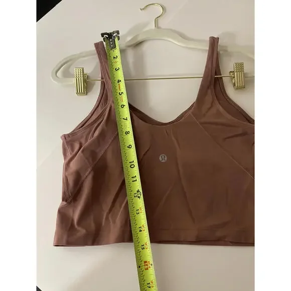 Lululemon Align Tank Top | Spiced Chai | Yoga | Built-in Bra | Size 8 | GUC - Picture 6 of 7